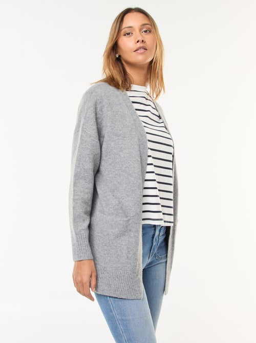 Lang, open vest - Kiabi