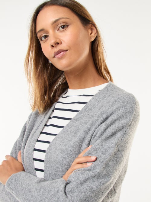 Lang, open vest - Kiabi