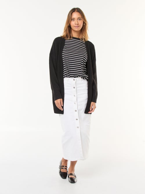 Lang, open vest - Kiabi