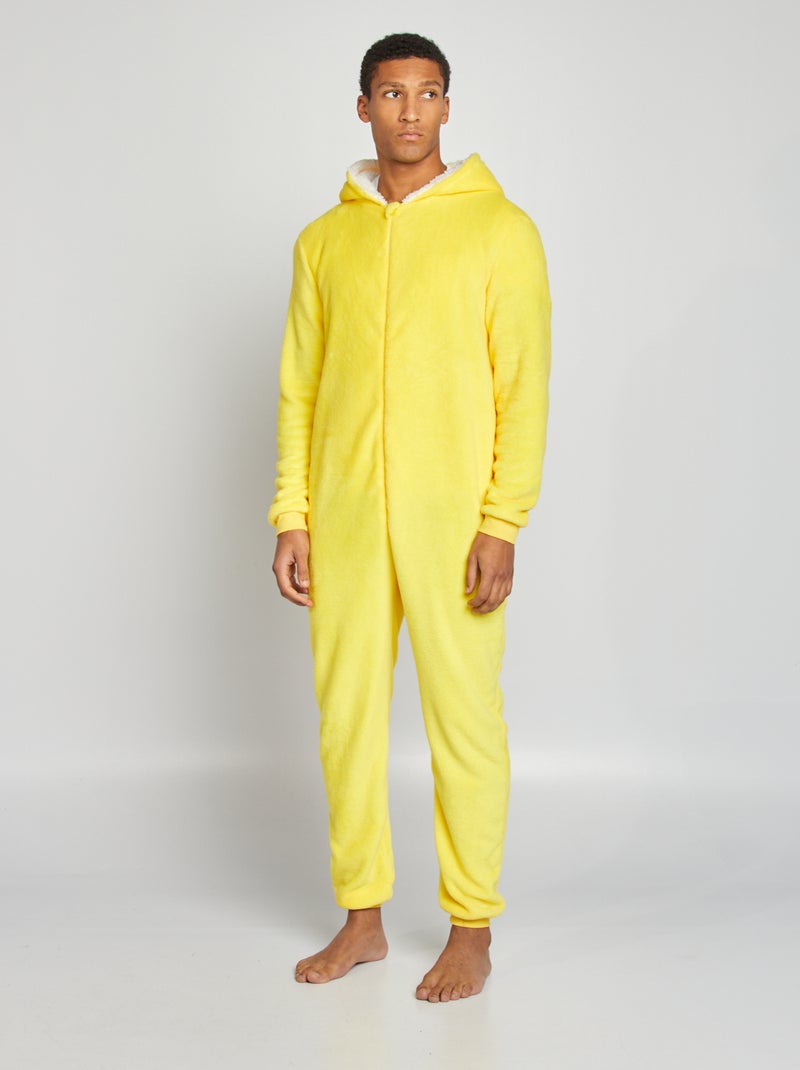 Lang pyjamapak van fleecestof met Pokemon/Pikachu-print GEEL - Kiabi