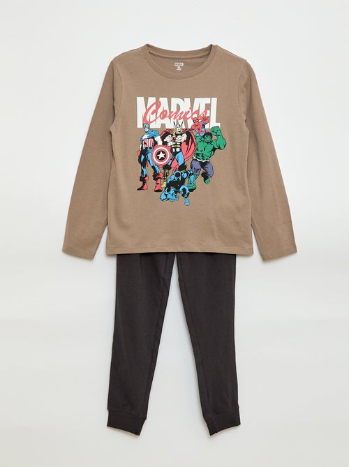 Lang pyjamasetje 'Avengers' 'Marvel' - 2-delig - Kiabi