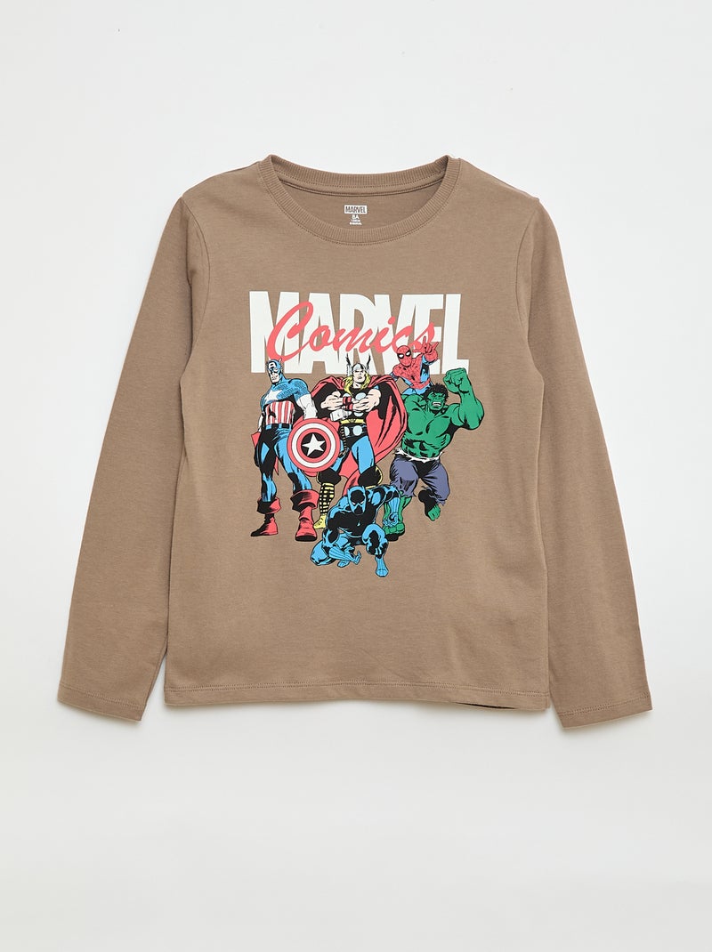 Lang pyjamasetje 'Avengers' 'Marvel' - 2-delig Biege - Kiabi