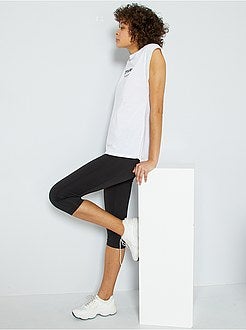 Lang T-shirt met borduurwerk - Kiabi