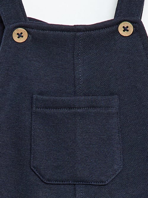 Lang tuinbroekje van joggingstof met verstelbare schouderbandjes - Kiabi