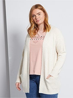 Lang vest van warm, zacht tricot - Kiabi