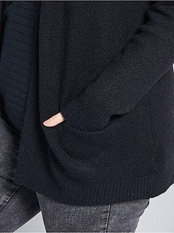 Lang vest van warm, zacht tricot - Kiabi