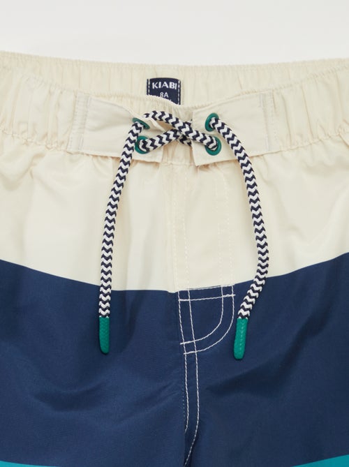 Lang zwemshort met kleurovergangseffect - Kiabi