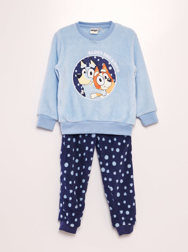 Lange, 2-delige pyjama 'Bluey' BLAUW - Kiabi
