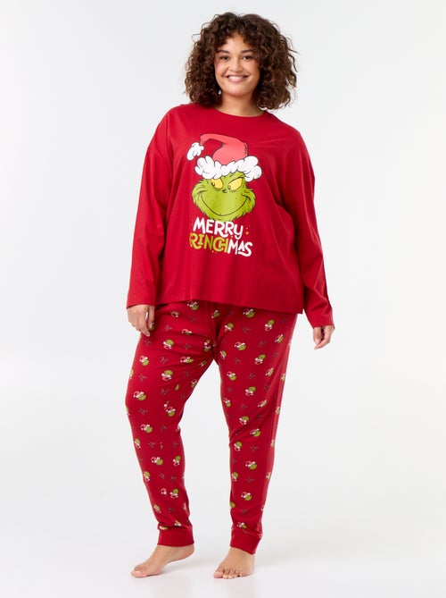 Lange 2-delige pyjama 'De Grinch' - Kiabi