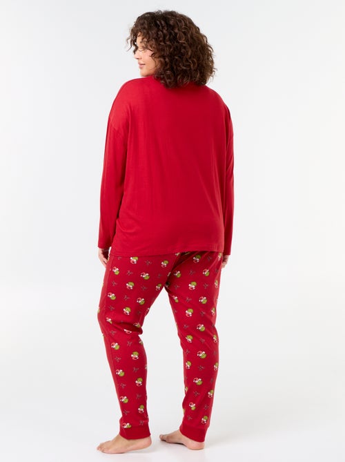 Lange 2-delige pyjama 'De Grinch' - Kiabi