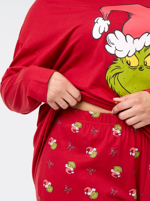 Lange 2-delige pyjama 'De Grinch' - Kiabi
