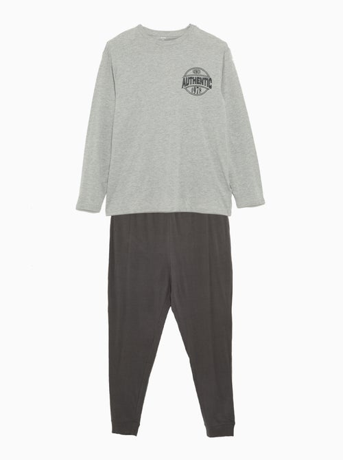 Lange 2-delige pyjama - Kiabi Lange 2-delige pyjama - Kiabi