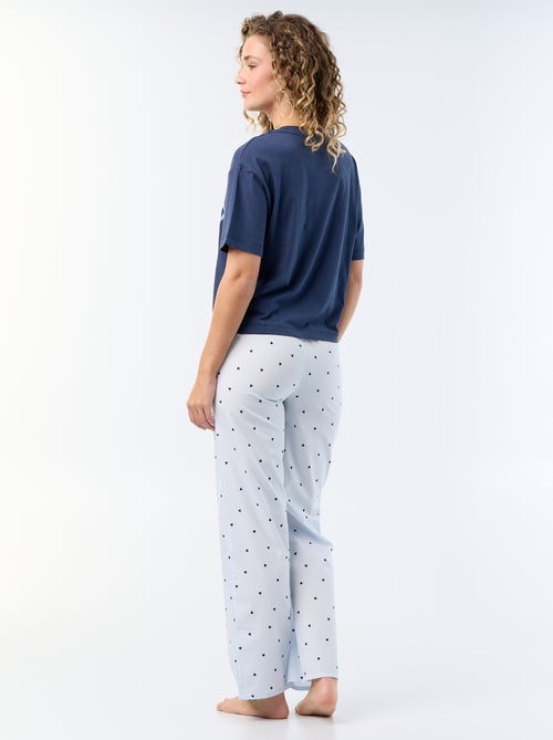 Lange 2-delige pyjama 'Stitch' - Kiabi