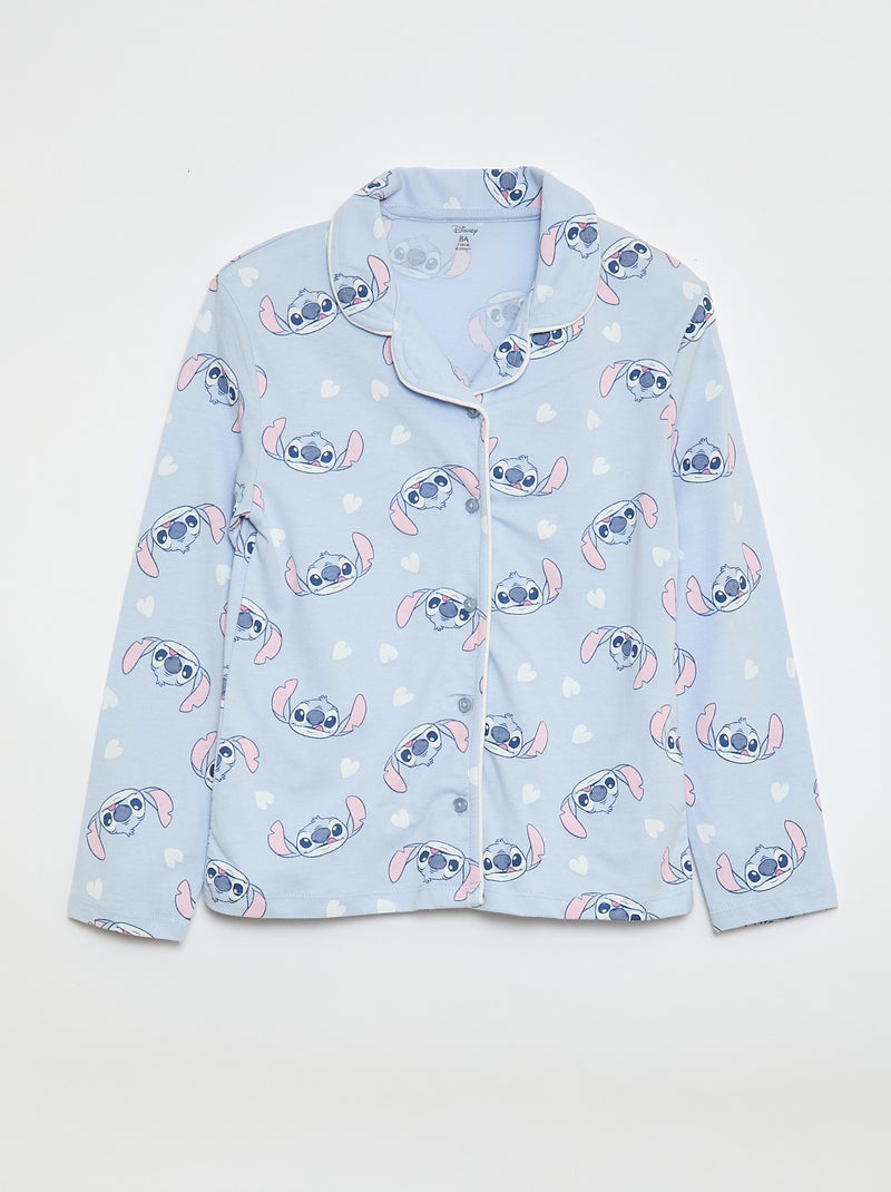 Lange, 2-delige pyjama 'Stitch' 'Disney' Blauw - Kiabi