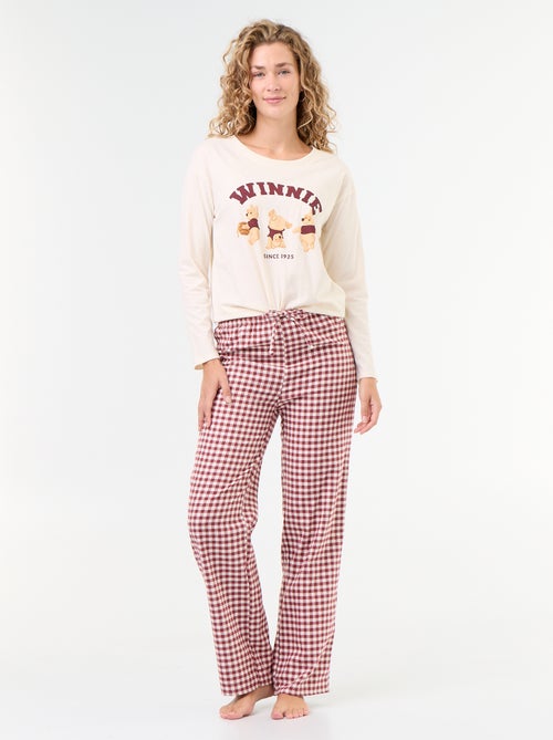Lange 2-delige pyjama 'Winnie' 'Disney' - Kiabi