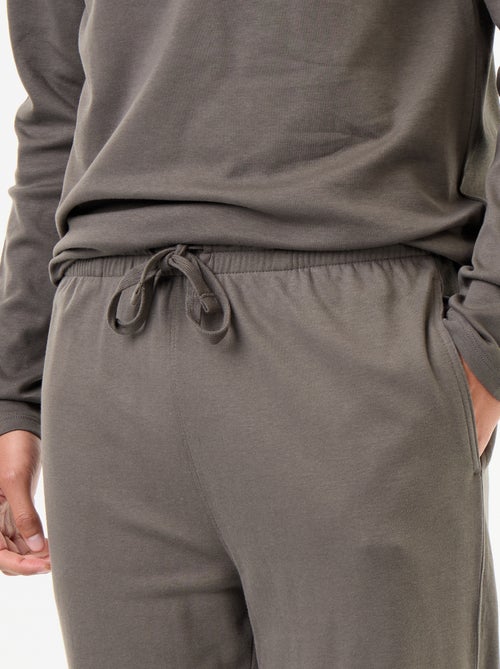 Lange 2-delige pyjamaset met T-shirt en broek - Kiabi