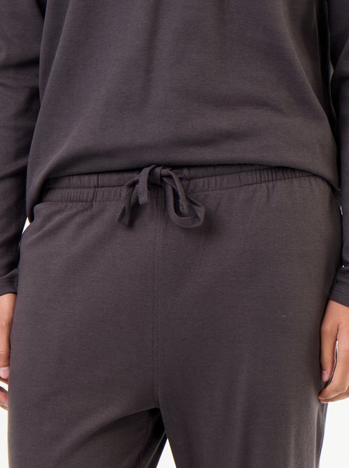 Lange 2-delige pyjamaset met T-shirt en broek - Kiabi