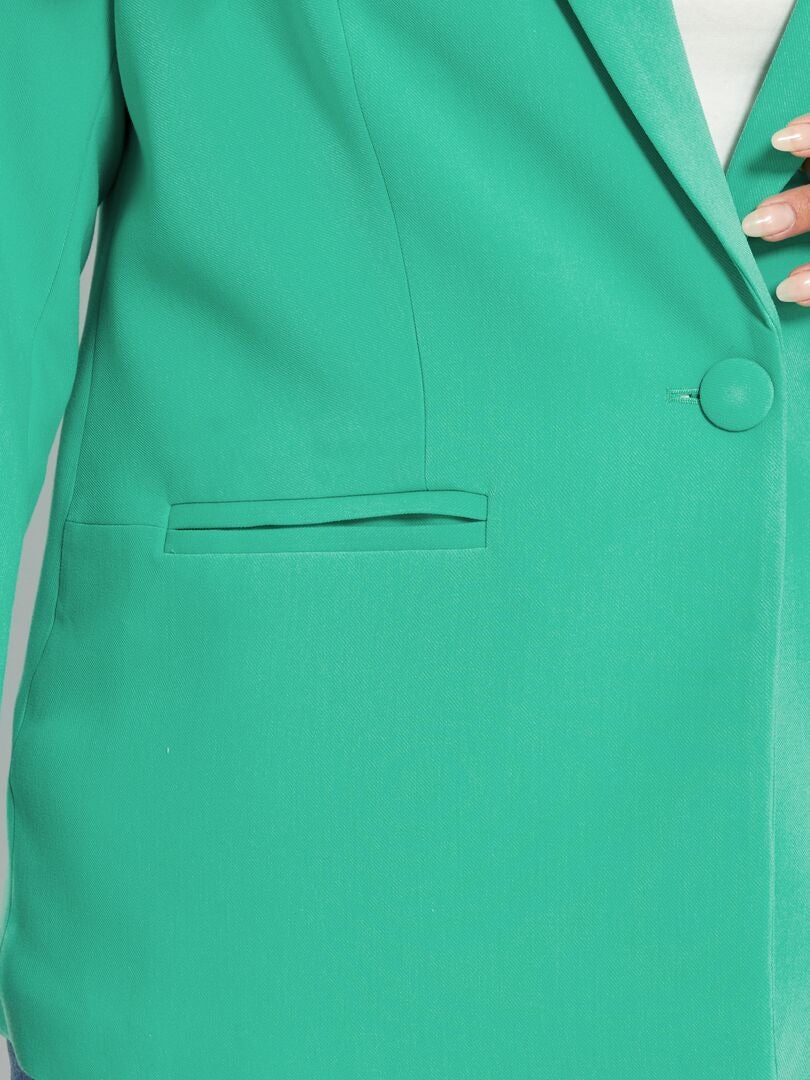 Lange blazer GROEN - Kiabi