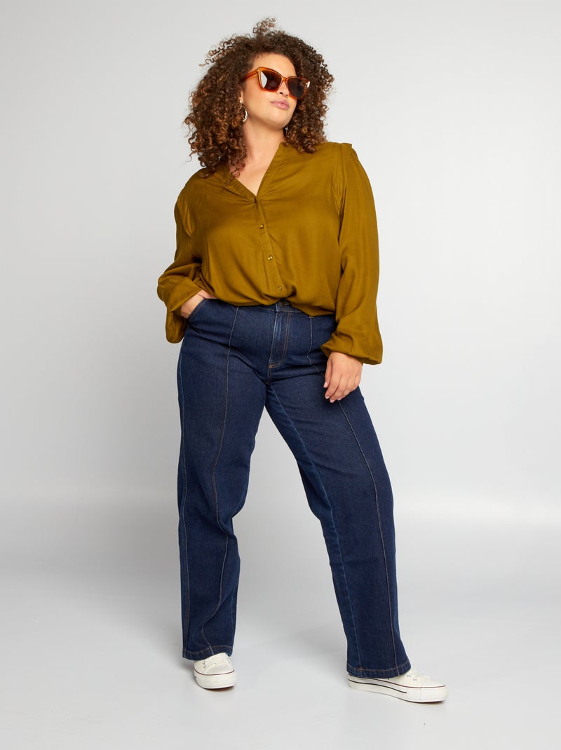 Lange blouse GROEN - Kiabi