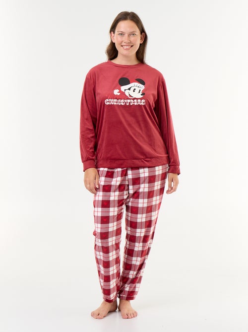 Lange 'Disney' 'Minnie' fleece pyjamaset - 2-delig - Kiabi