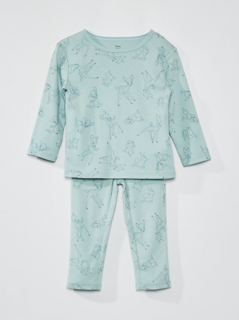 Lange 'Disney'-pyjama van jersey - 2-delig BLAUW - Kiabi