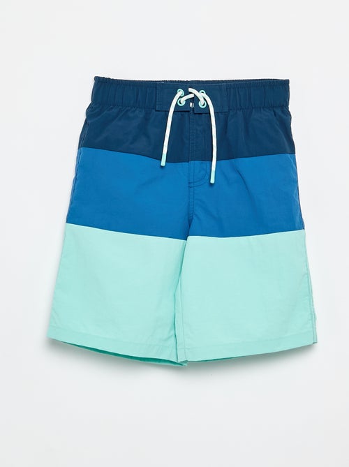 Lange gestreepte zwemshort - Kiabi