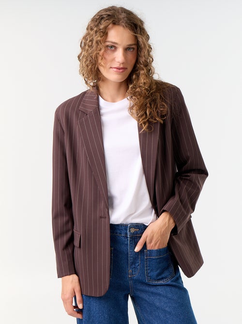 Lange getailleerde blazer - Kiabi