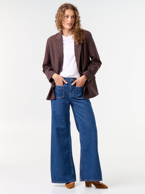 Lange getailleerde blazer - Kiabi