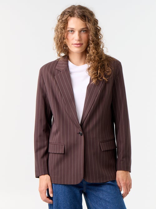 Lange getailleerde blazer - Kiabi