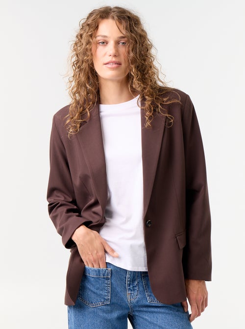 Lange getailleerde blazer - Kiabi Lange getailleerde blazer - Kiabi