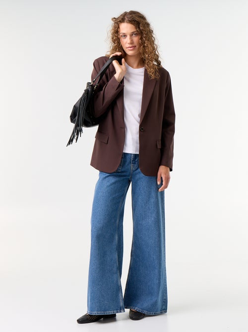 Lange getailleerde blazer - Kiabi Lange getailleerde blazer - Kiabi