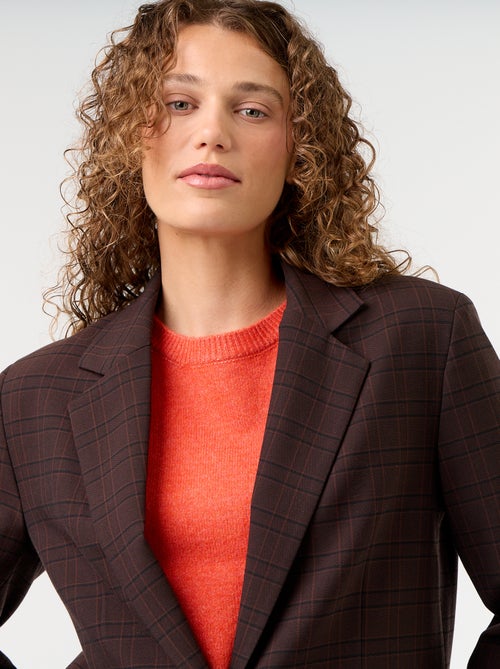 Lange getailleerde blazer - Kiabi Lange getailleerde blazer - Kiabi