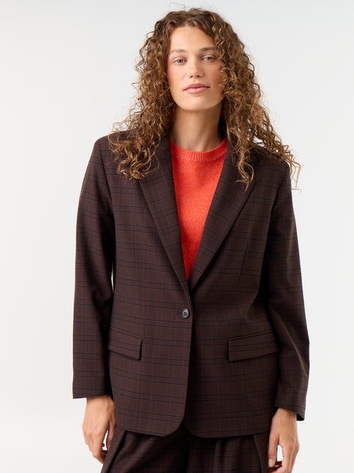 Lange getailleerde blazer - Kiabi Lange getailleerde blazer - Kiabi