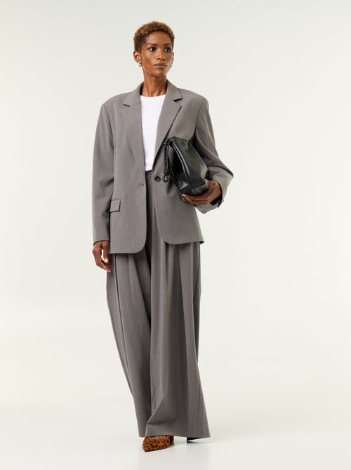 Lange getailleerde blazer - Kiabi