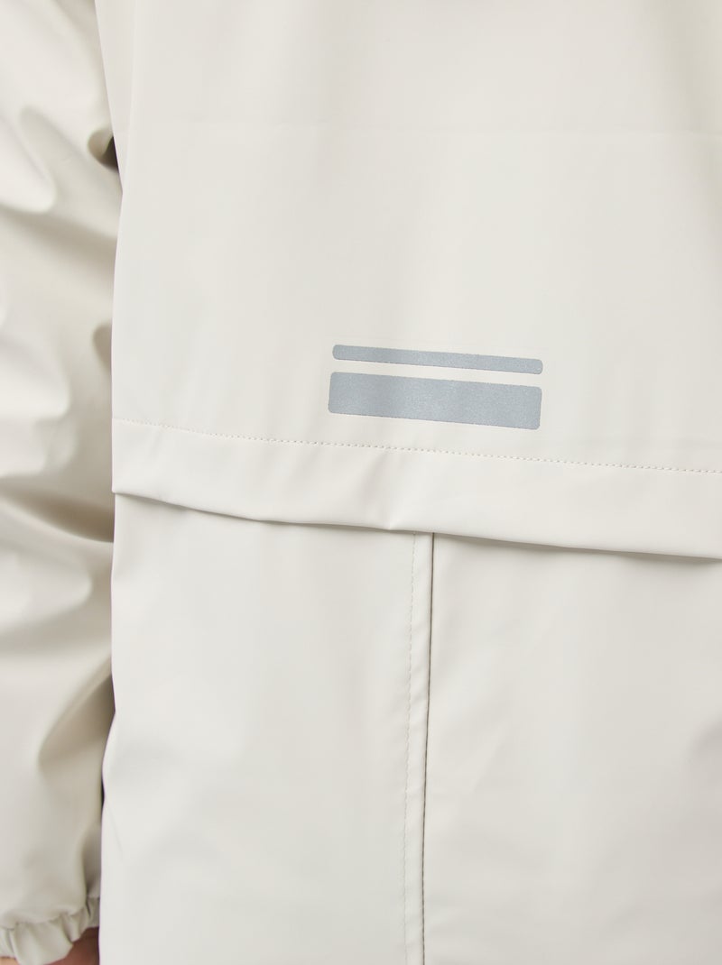 Lange, gevoerde parka Biege - Kiabi