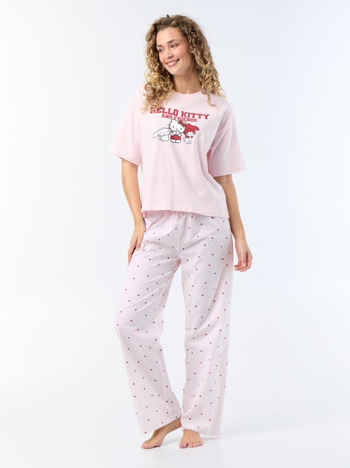 Lange 'Hello Kitty' pyjama - 2-delig - Kiabi
