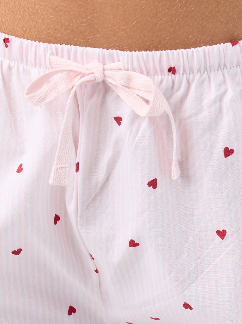 Lange 'Hello Kitty' pyjama - 2-delig Rose - Kiabi