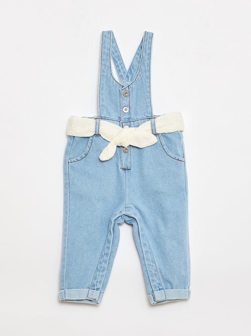 Lange jeans tuinbroek - Kiabi