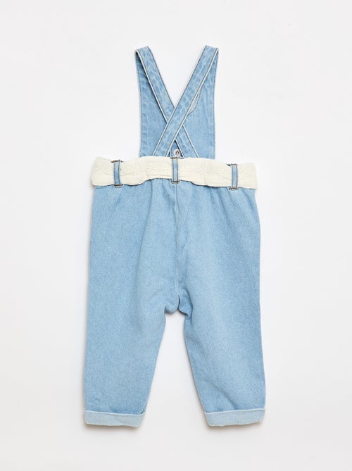 Lange jeans tuinbroek - Kiabi