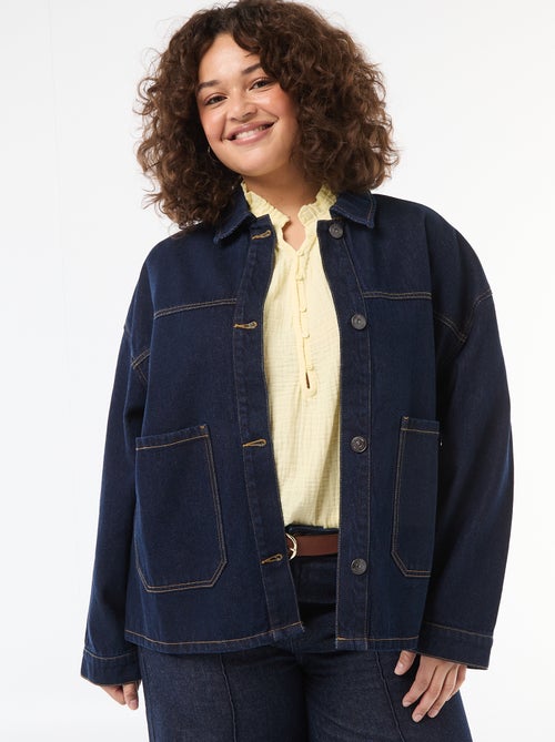 Lange jeansjas - Kiabi