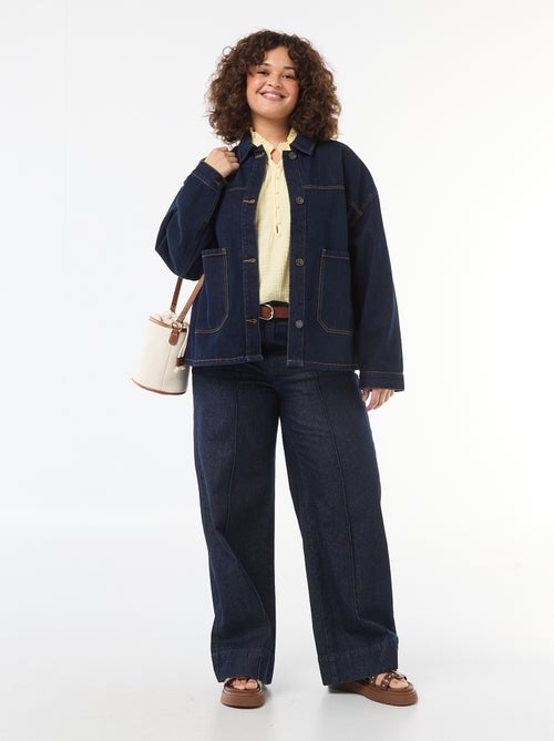 Lange jeansjas - Kiabi