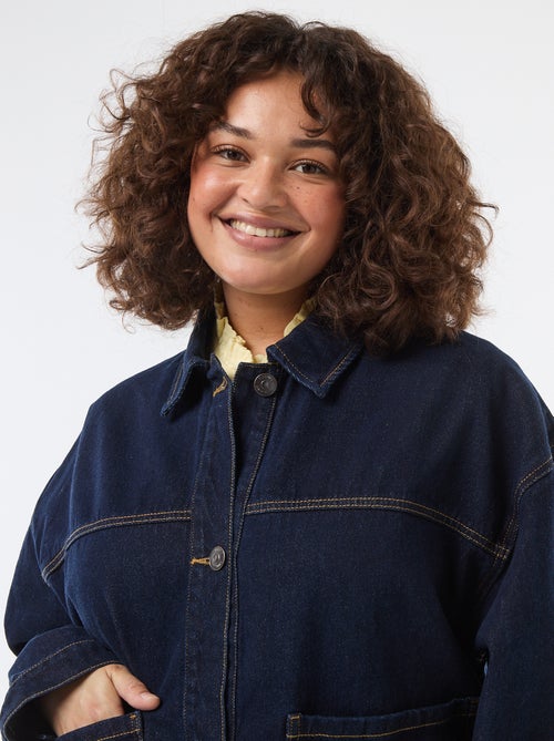 Lange jeansjas - Kiabi