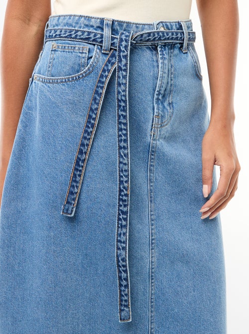 Lange jeansrok - Kiabi