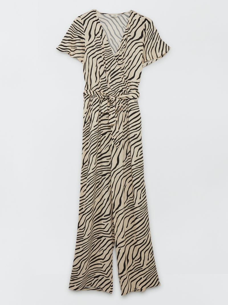 Lange jumpsuit met print - JDY Tall ZWART - Kiabi
