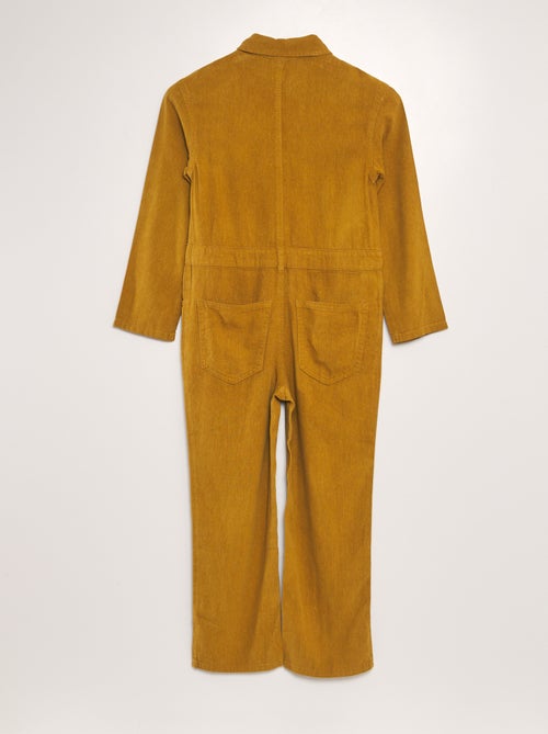 Lange jumpsuit van gemengd linnen - Uniseks - Kiabi