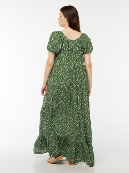 Lange jurk met bardothals - Kiabi