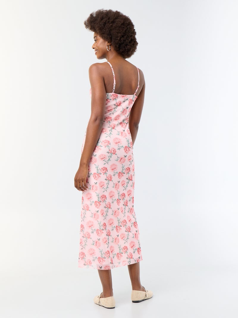 Lange jurk met bloemenprint Rose - Kiabi
