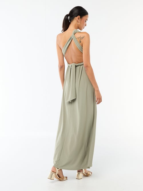 Lange jurk met meerdere draagwijzen - Kiabi