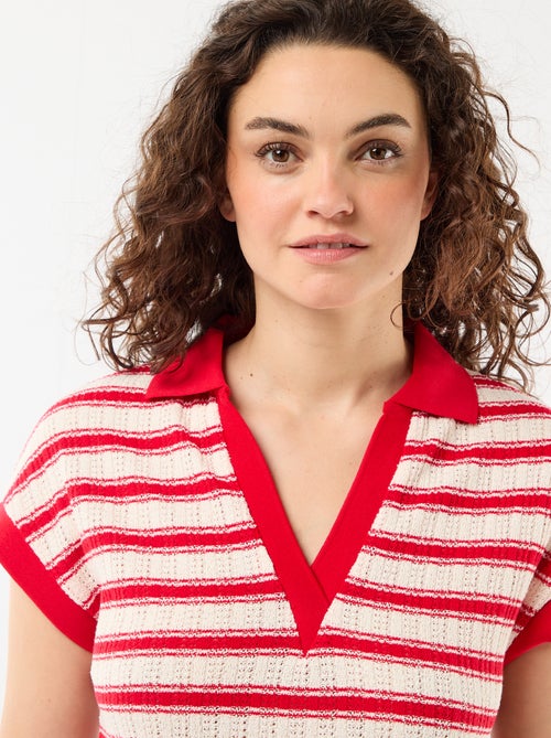 Lange jurk met polokraag - Kiabi