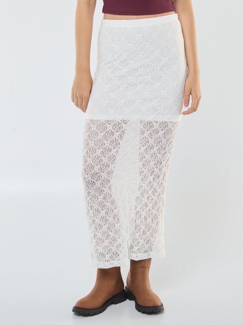 Lange kanten rok - Kiabi